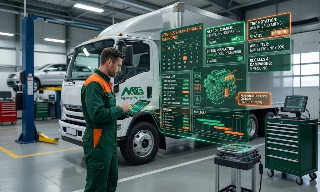 Services and Maintenance Reminders
